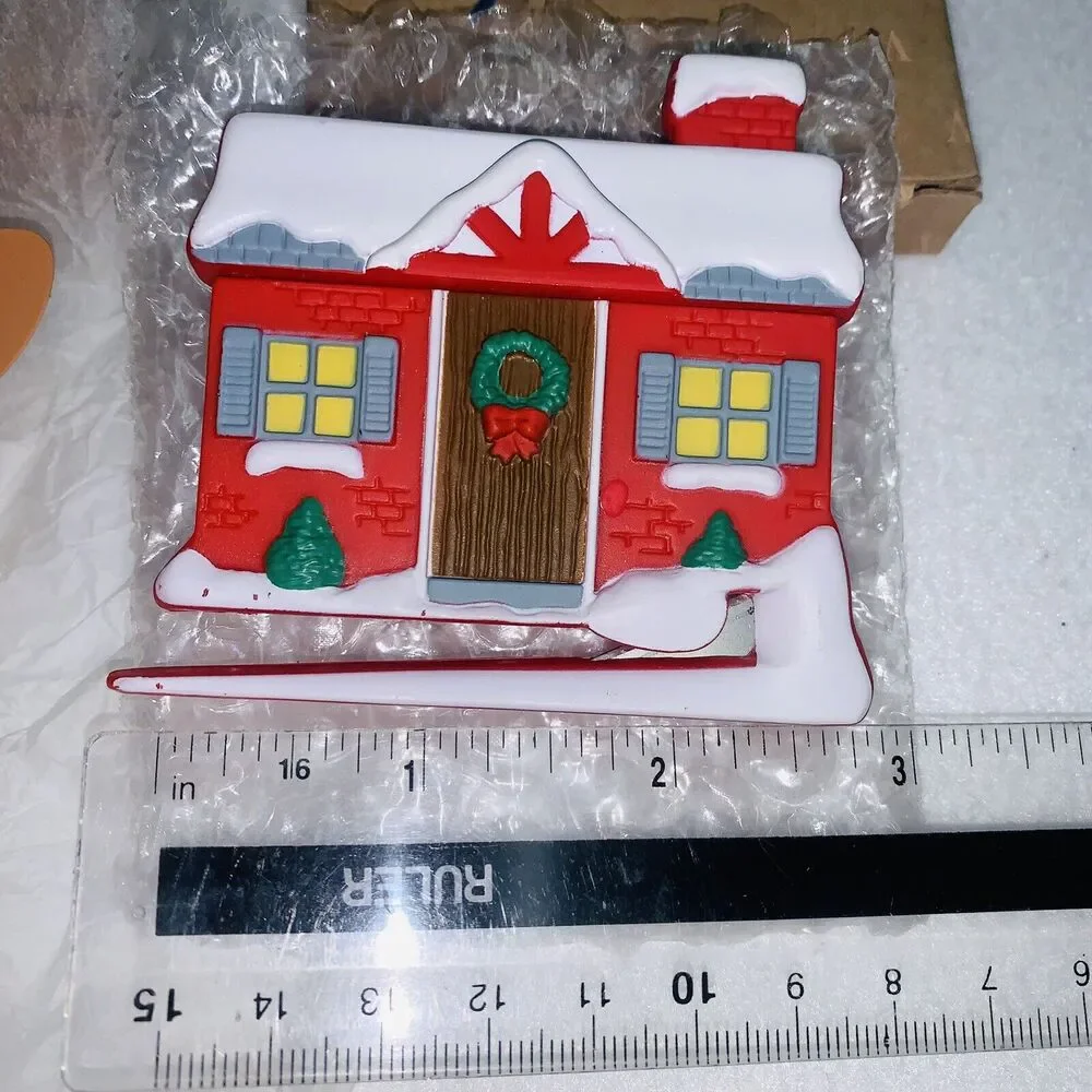 3 Vtg Avon Christmas Cookie Cutter Cuties Bell & Star Ornaments Paper Cutter NOS
